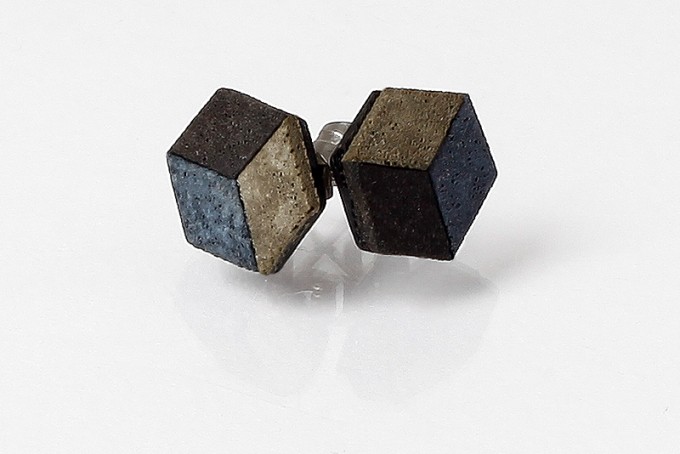 cubies | Ohrstecker aus Beton cubies | Ohrstecker aus Beton