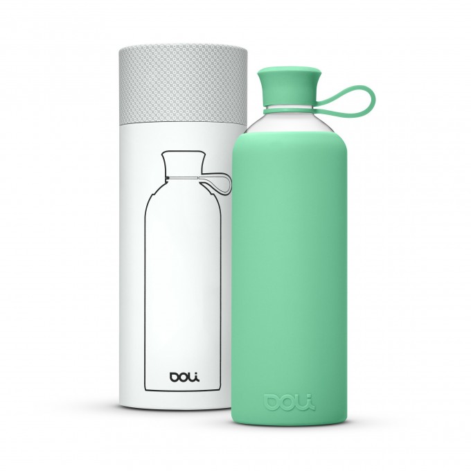 Doli - Mint Trinkflasche aus Glas 550ml Doli - Mint Trinkflasche aus Glas 550ml