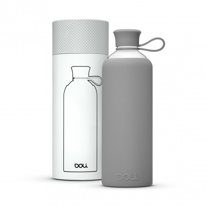 Doli - Titanium Trinkflasche aus Glas 550ml Doli - Titanium Trinkflasche aus Glas 550ml
