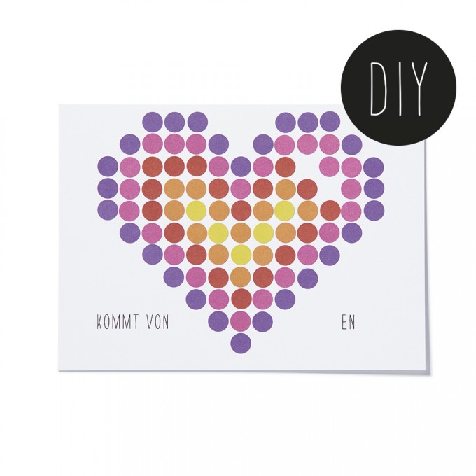 dot on art cards / gift – Postkartenset zum Selberkleben dot on art cards / gift – Postkartenset zum Selberkleben