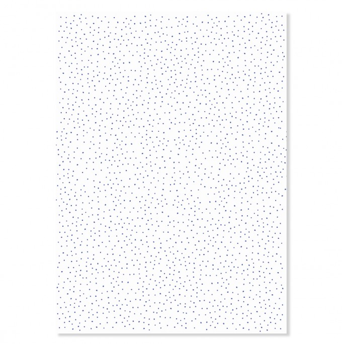 Edith schmuckes Papier "Dots blau" 2 Bögen Geschenkpapier 50x70 cm Edith schmuckes Papier "Dots blau" 2 Bögen Geschenkpapier 50x70 cm