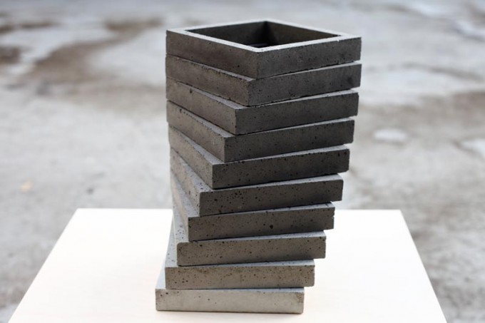 betonIDEE | drehverlauf Betonhalter/-vase betonIDEE | drehverlauf Betonhalter/-vase