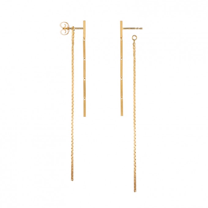 Jasmina Jovy Jewellery Hidden Faces Ohrringe EAHF01 gold Jasmina Jovy Jewellery Hidden Faces Ohrringe EAHF01 gold