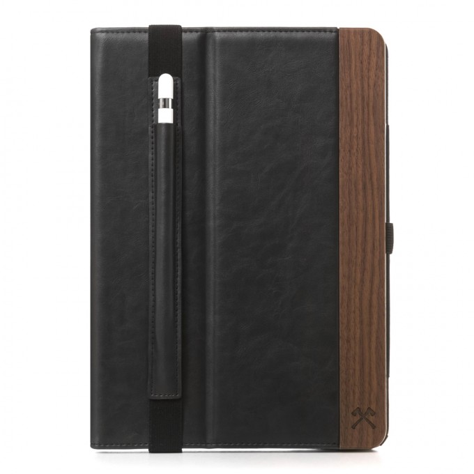 Woodcessories - EcoWallet iPad - Premium Design Case, Cover, Hülle für das iPad aus Walnuss Holz & hochwertiger Lederoptik m. Standfunktion (iPad Pro 9.7) Woodcessories - EcoWallet iPad - Premium Design Case, Cover, Hülle für das iPad aus Walnuss Holz & hochwertiger Lederoptik m. Standfunktion (iPad Pro 9.7)