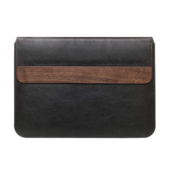 Woodcessories - EcoPouch - Macbook Tasche - Premium Design Hülle, Notebooktasche, Laptoptasche m. echtem Walnuss Holz & natürlicher Lederoptik (MacBook 11-13") Woodcessories - EcoPouch - Macbook Tasche - Premium Design Hülle, Notebooktasche, Laptoptasche m. echtem Walnuss Holz & natürlicher Lederoptik (MacBook 11-13")