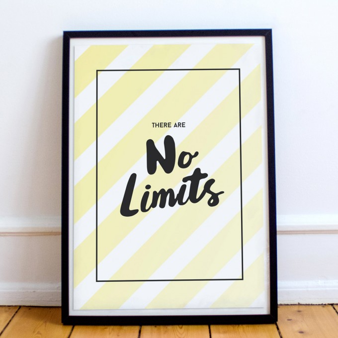 Eigenwerk-Magazin Poster "No Limits" DIN A3 Eigenwerk-Magazin Poster "No Limits" DIN A3
