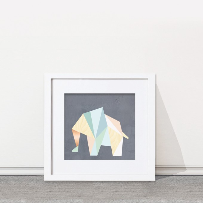 KAMI. poster – elephant KAMI. poster – elephant