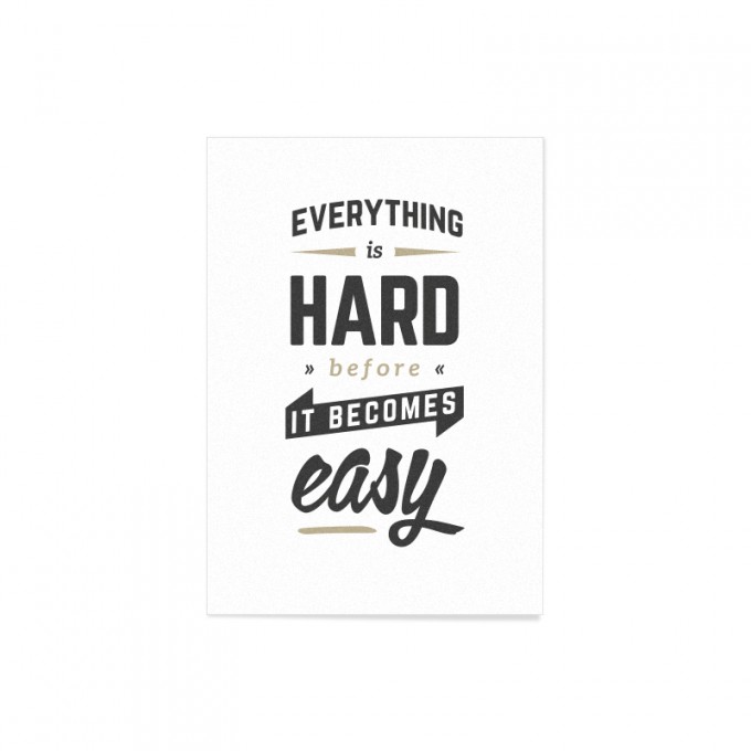 Bold & Sons Everything is Hard - Postkarte (3er Set) Bold & Sons Everything is Hard - Postkarte (3er Set)