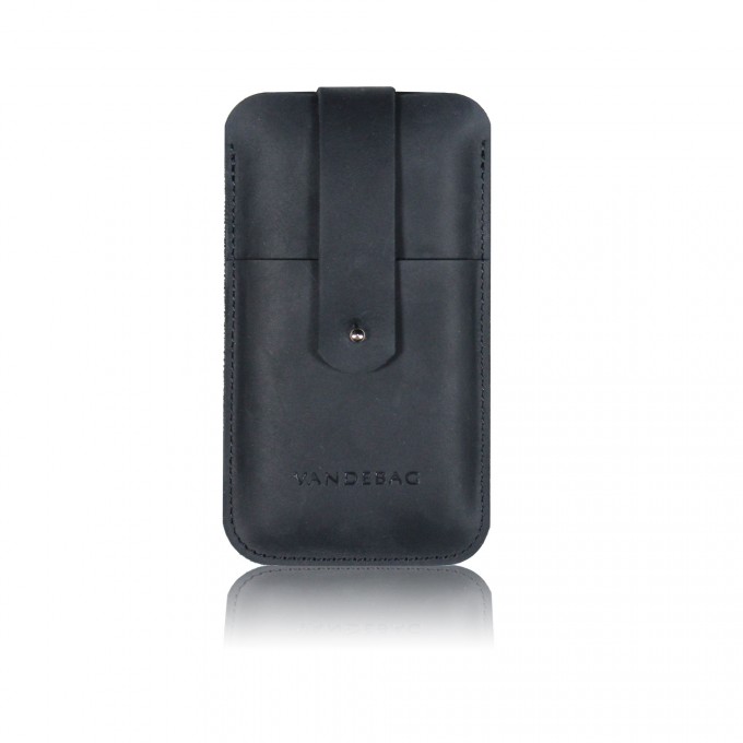 VANDEBAG - iPhone Case aus schwarzem Leder VANDEBAG - iPhone Case aus schwarzem Leder