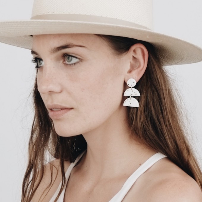 EVE + ADIS // FIO EARRINGS speckled EVE + ADIS // FIO EARRINGS speckled