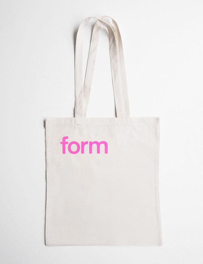 form Stofftasche pink form Stofftasche pink