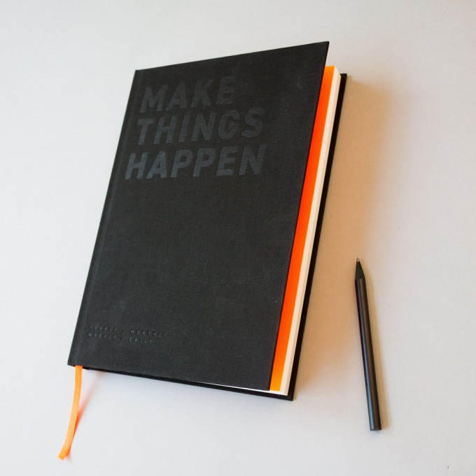 FOX&POET: MAKE THINGS HAPPEN Notizbuch / Planer FOX&POET: MAKE THINGS HAPPEN Notizbuch / Planer