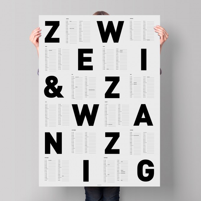 FOX&POET Wandkalender 2022 *SCHWARZ-WEISS* FOX&POET Wandkalender 2022 *SCHWARZ-WEISS*