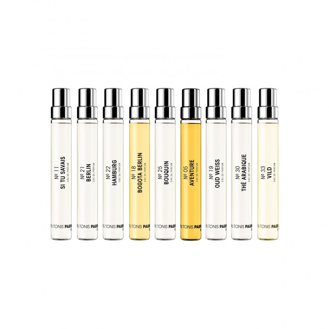 Gentlemen Collection of 9 by Frau Tonis Parfum (9 x 7,5 ml) Gentlemen Collection of 9 by Frau Tonis Parfum (9 x 7,5 ml)