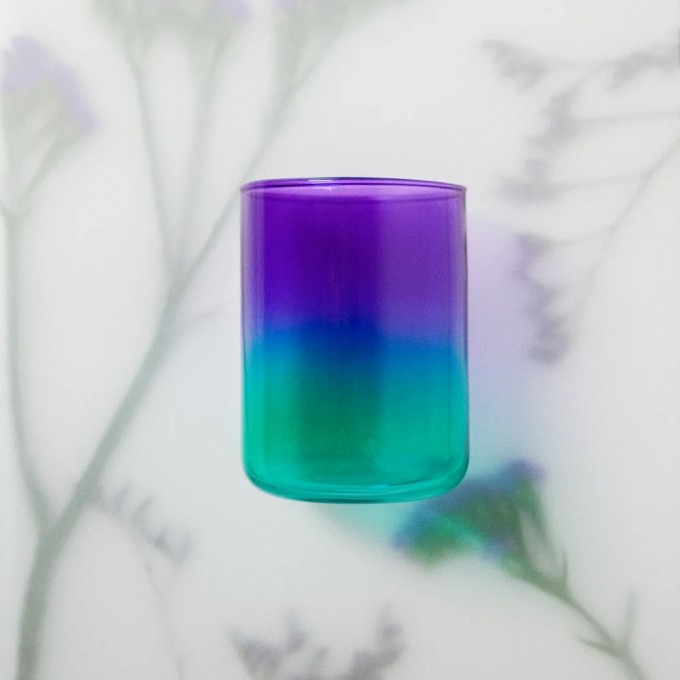 Blankstill Tumbler/Trinkglas "Fresia" mit Farbverlauf (380 ml)