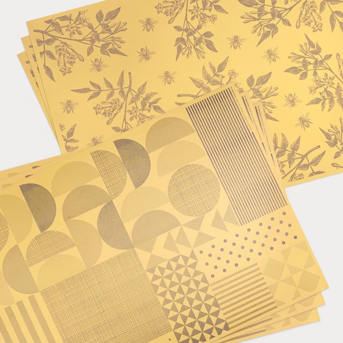 Feingeladen Geschenkpapier-Set No 2 / Bee & Grafica Hello Sunshine Feingeladen Geschenkpapier-Set No 2 / Bee & Grafica Hello Sunshine