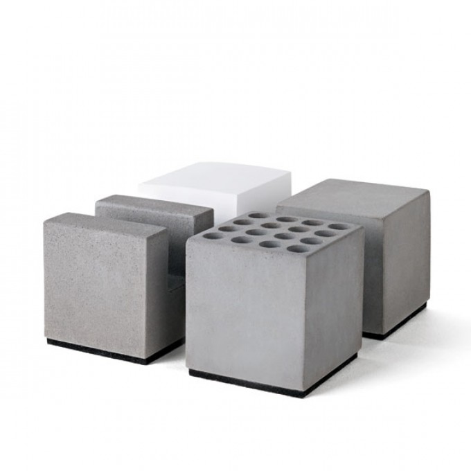 Korn Produkte Geschenkset "BLOCK" Büro aus Beton (vierteilig) Korn Produkte Geschenkset "BLOCK" Büro aus Beton (vierteilig)