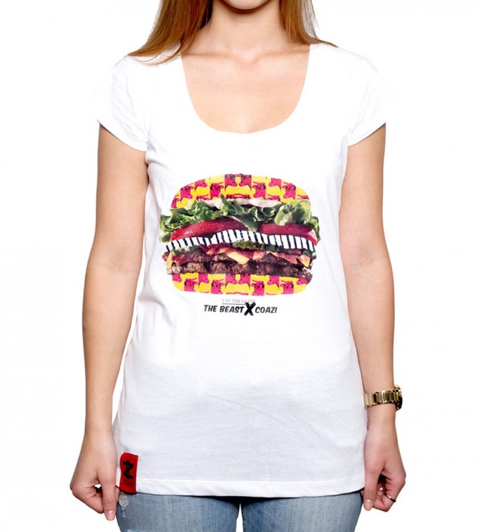 Coazi Burger Wide T-Shirt Coazi Burger Wide T-Shirt