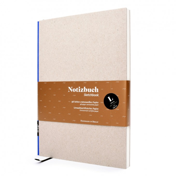 Notizbuch DIN A5 (Natur) Hardcover, Steifbroschure