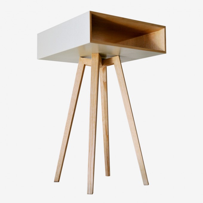 GreimDesign DoubleDeck Beistelltisch (kieselgrau) GreimDesign DoubleDeck Beistelltisch (kieselgrau)