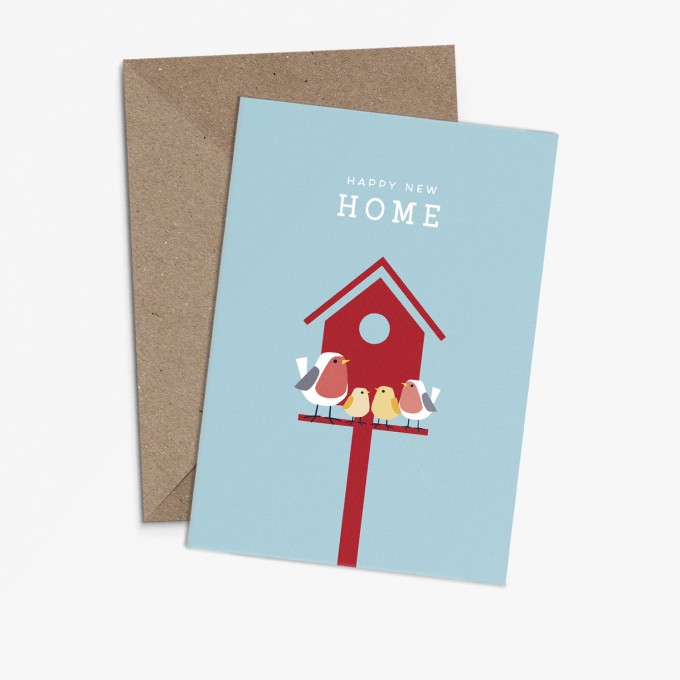 sonst noch was? Grußkarte "Happy New Home" sonst noch was? Grußkarte "Happy New Home"