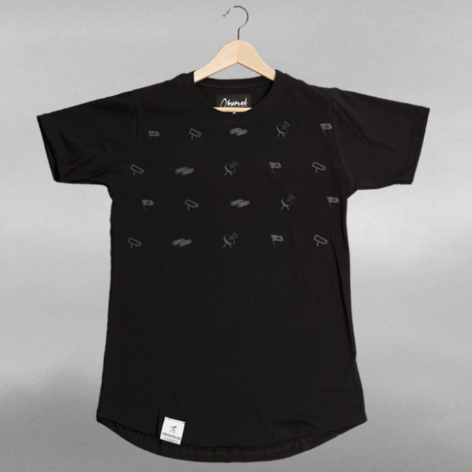 OBSERVED PARANOIA HALFPRINT BLACK OBSERVED PARANOIA HALFPRINT BLACK