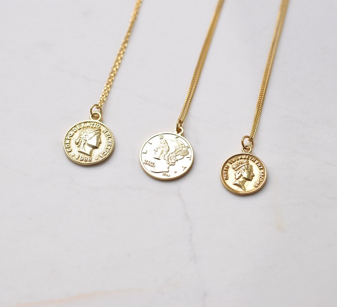 iloveblossom COINS ONE HALSKETTE iloveblossom COINS ONE HALSKETTE