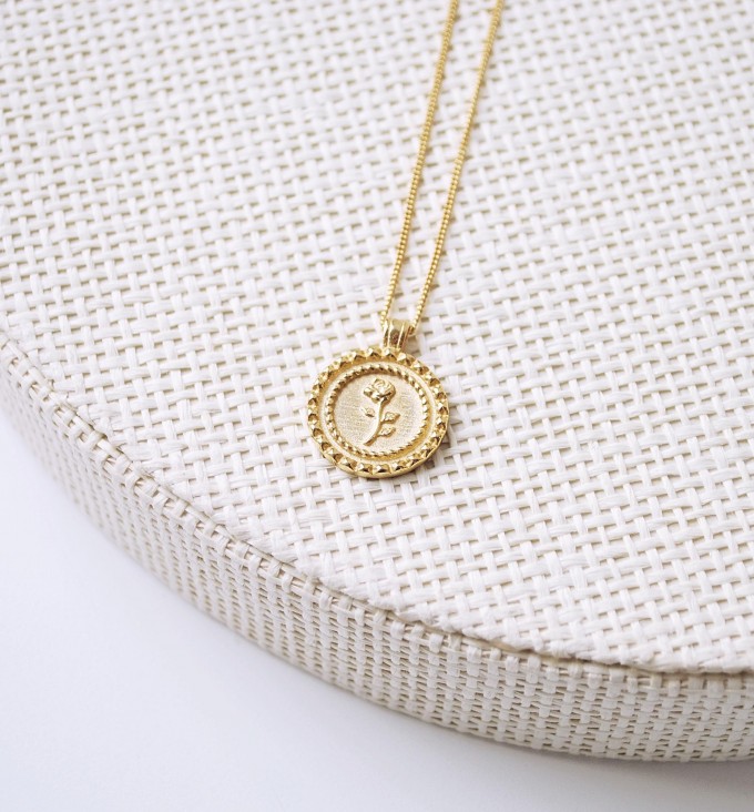 iloveblossom ROSE COIN Halskette iloveblossom ROSE COIN Halskette
