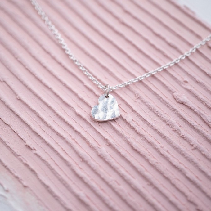 Herzanhänger Kette - Sterlingsilber - SchmuckvonVreni