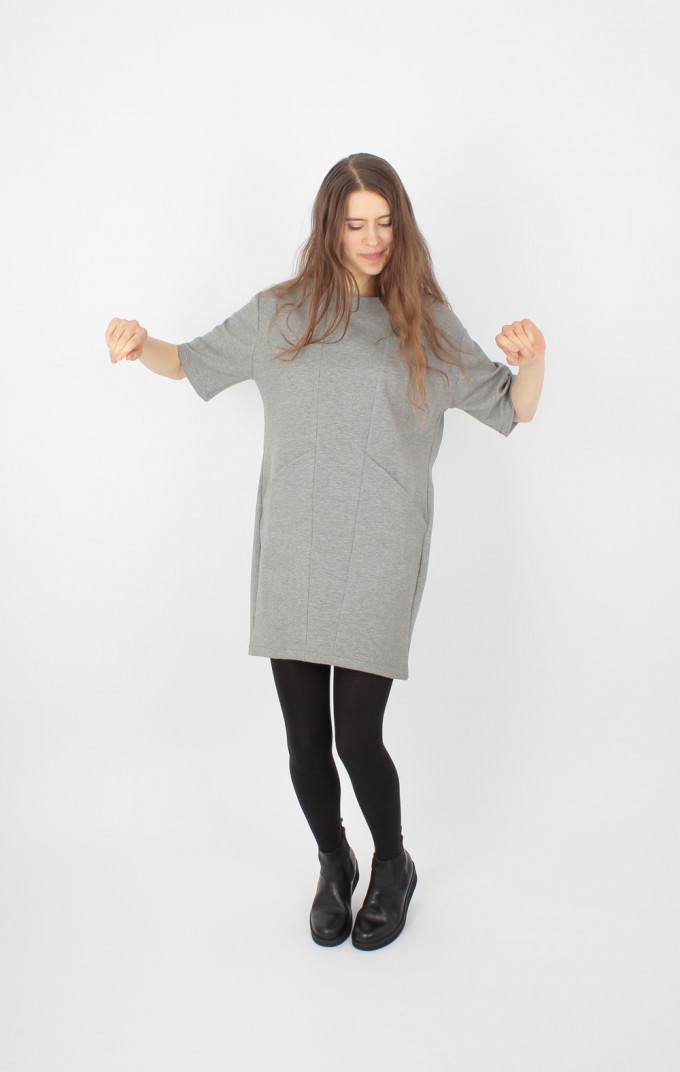 ZITAT Shirtkleid Hayuk Grey ZITAT Shirtkleid Hayuk Grey