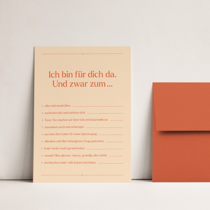 Ankreuzen | 3er Set Klappkarten inkl. Umschlag | heartfelt paper & co