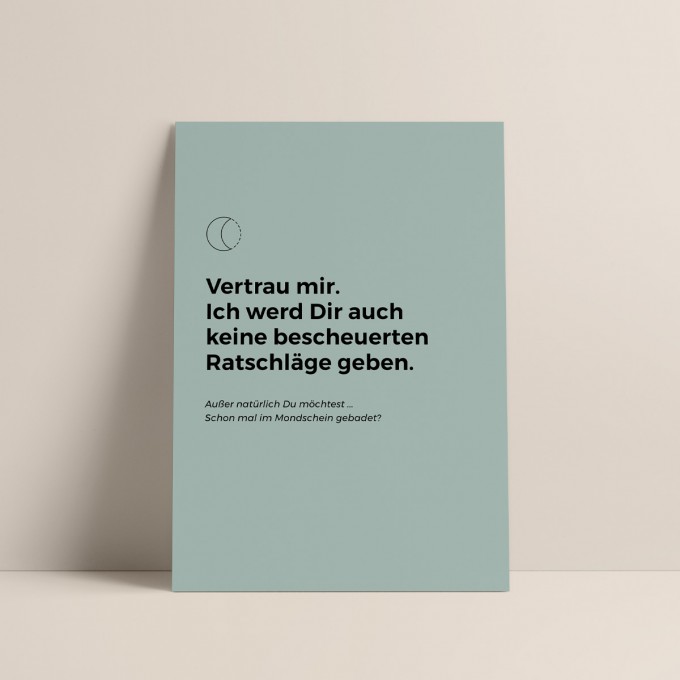 Mond | 3er Set Klappkarten inkl. Umschlag | heartfelt paper & co Mond | 3er Set Klappkarten inkl. Umschlag | heartfelt paper & co