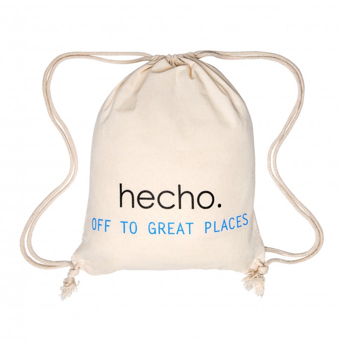 HECHO Turnbeutel "off to great places" HECHO Turnbeutel "off to great places"