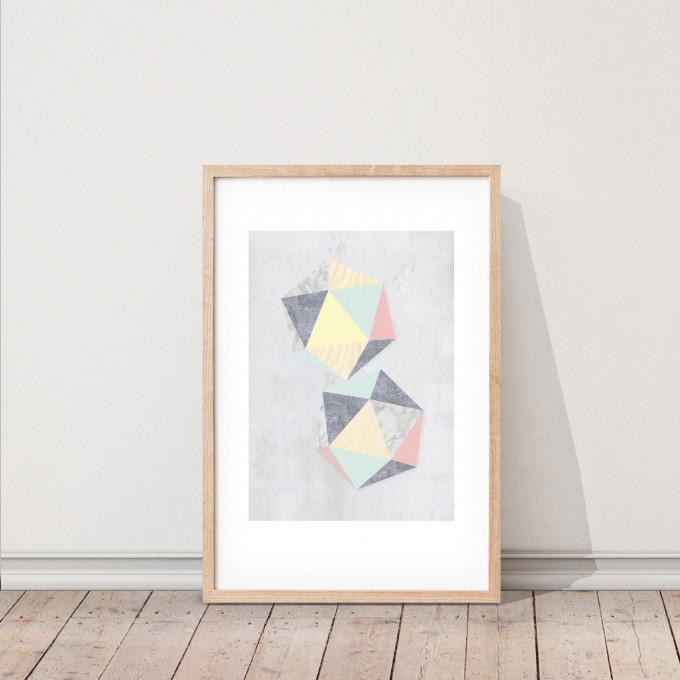 KAMI. poster – hexagon KAMI. poster – hexagon