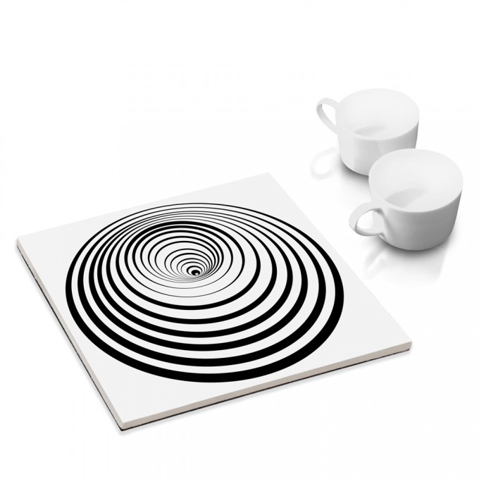 COGNOSCO Topfuntersetzer OP-ART Kreis 8a COGNOSCO Topfuntersetzer OP-ART Kreis 8a