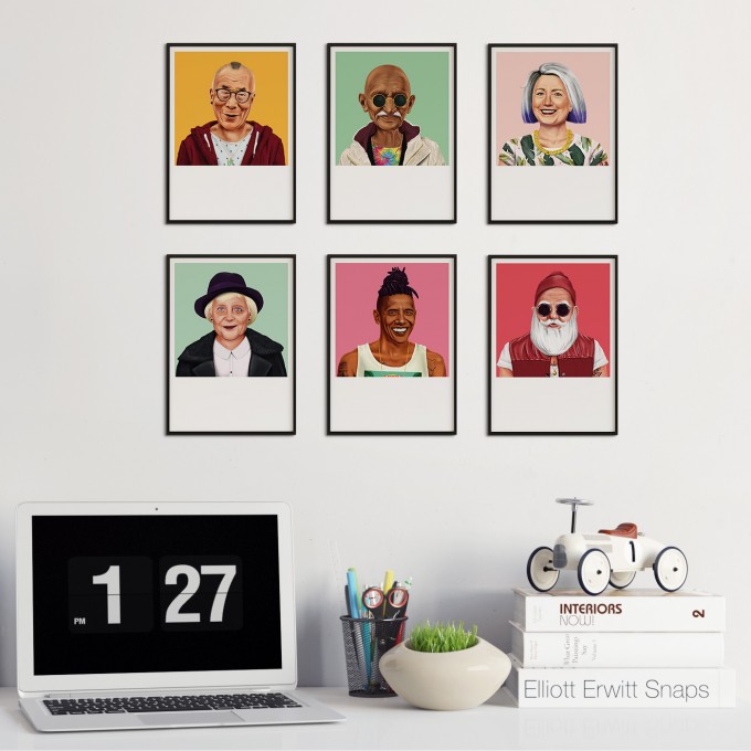 edition ij HIPSTORY DIN A5-Wandprints im Set (6 verschiedene Motive) edition ij HIPSTORY DIN A5-Wandprints im Set (6 verschiedene Motive)