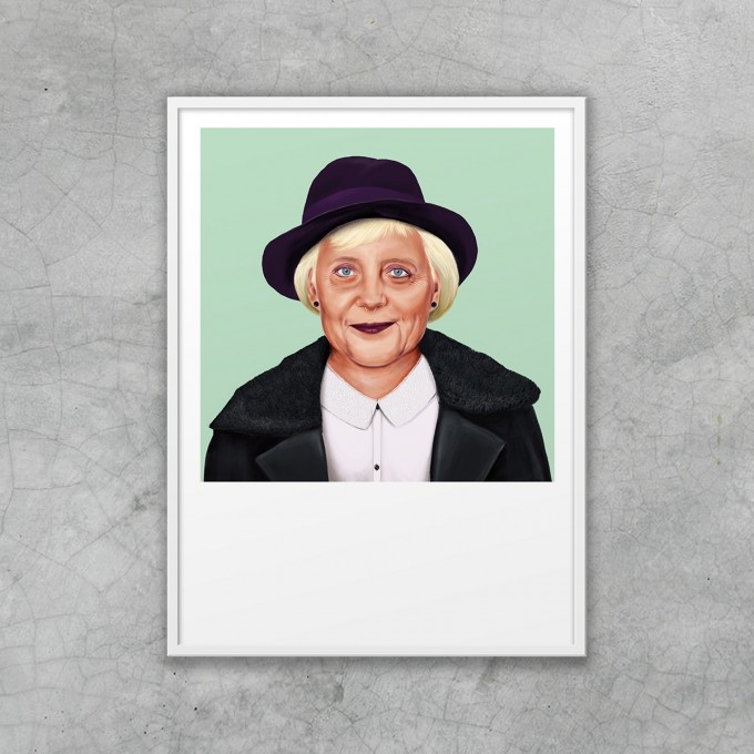 edition ij HIPSTORY Angela Merkel DIN A5-Wandprint edition ij HIPSTORY Angela Merkel DIN A5-Wandprint