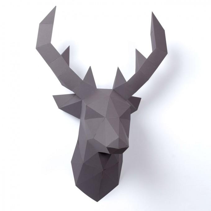 PaperShape Wandtrophäe Hirsch zum Zusammenstecken PaperShape Wandtrophäe Hirsch zum Zusammenstecken