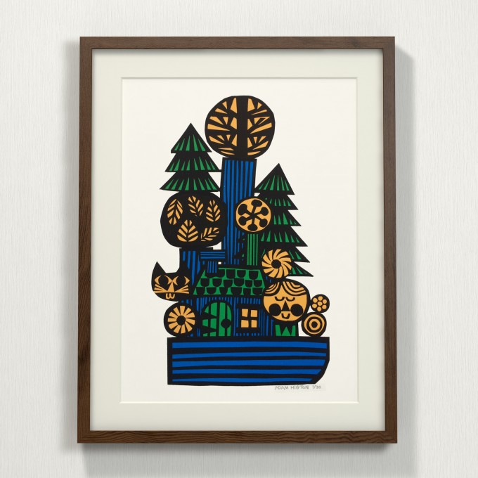 Print now - Riot later ● House boat Siebdruck Print now - Riot later ● House boat Siebdruck