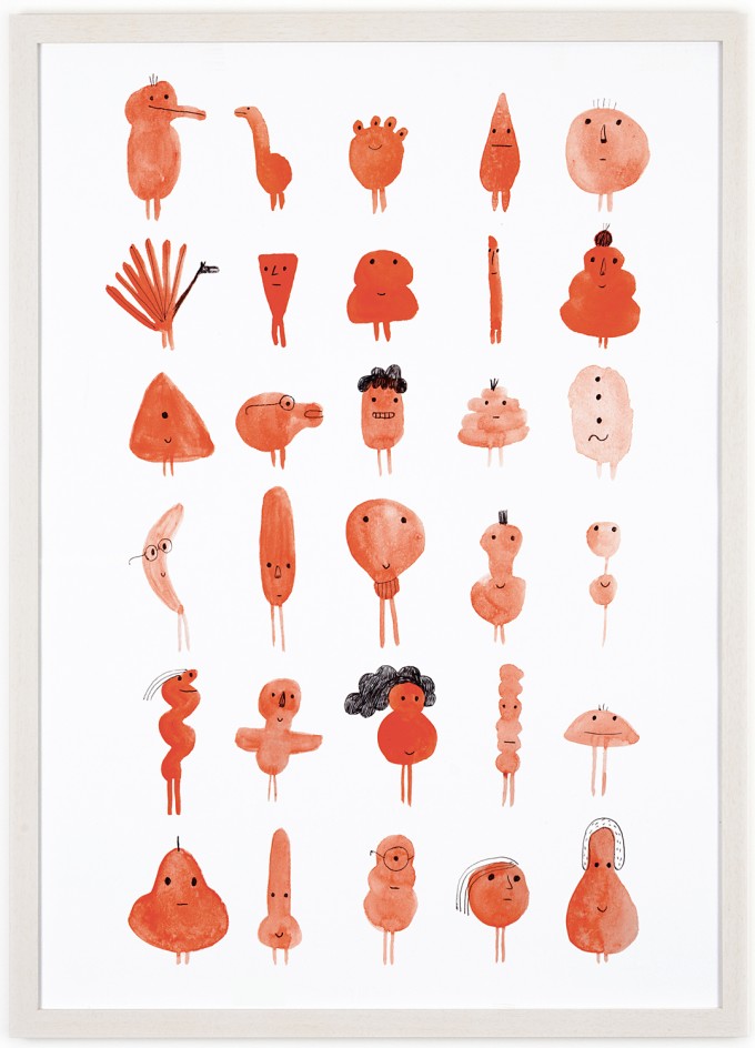 Human Empire Red Characters Poster (50x70cm) Human Empire Red Characters Poster (50x70cm)