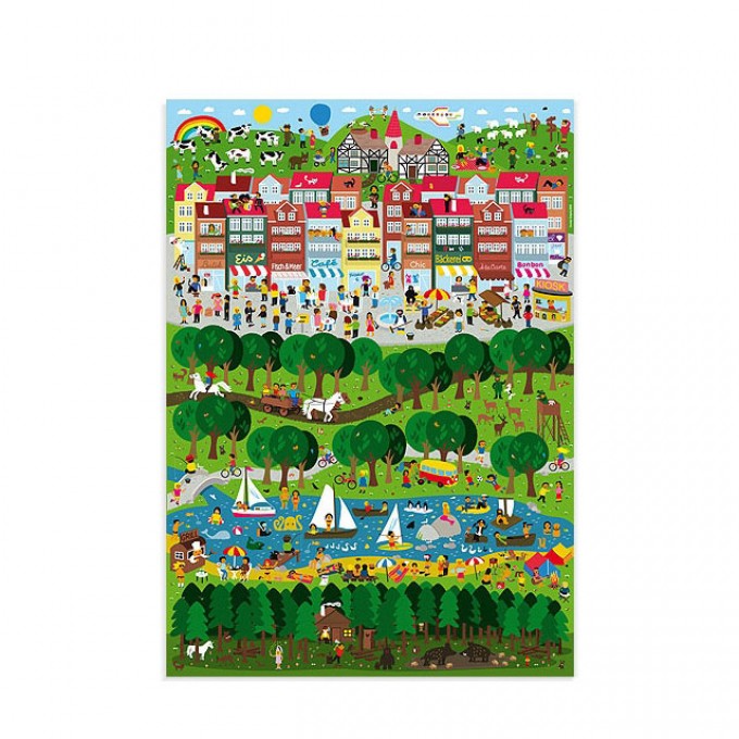 Human Empire Stadt Land Fluss Poster (50x70cm) Human Empire Stadt Land Fluss Poster (50x70cm)