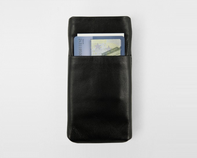 Lapàporter iPhone 6 Card Case Smooth - schwarz Lapàporter iPhone 6 Card Case Smooth - schwarz