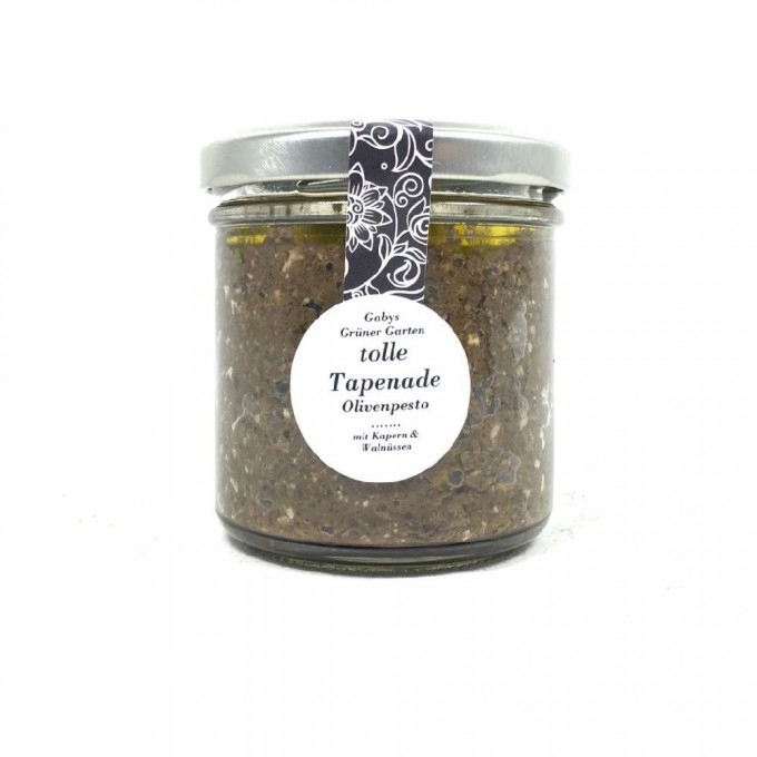 Gabys Grüner Garten tolle Tapenade/Olivenpesto 115g vegan Gabys Grüner Garten tolle Tapenade/Olivenpesto 115g vegan