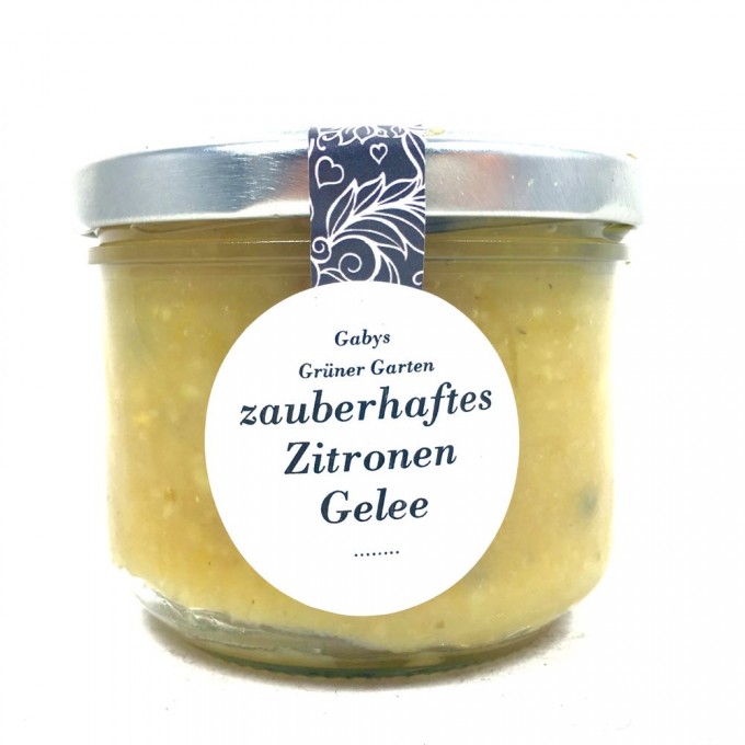 Gabys Grüner Garten zauberhaftes Zitronen Gelee 250g Gabys Grüner Garten zauberhaftes Zitronen Gelee 250g
