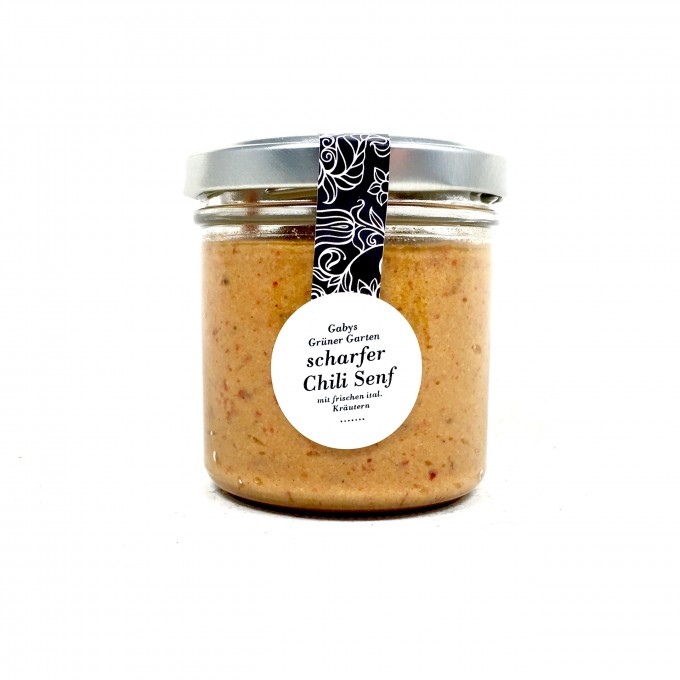 Gabys Grüner Garten scharfer Chili Senf 140g Gabys Grüner Garten scharfer Chili Senf 140g