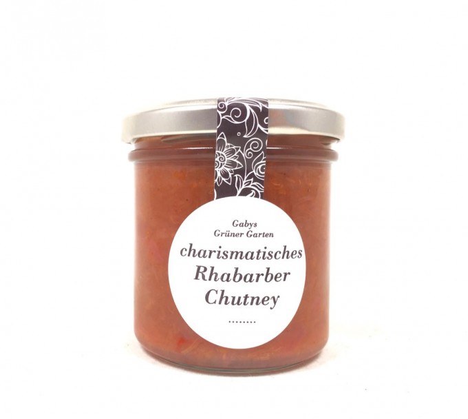 Gabys Grüner Garten charismatisches Rhabarber Chutney 163g Gabys Grüner Garten charismatisches Rhabarber Chutney 163g