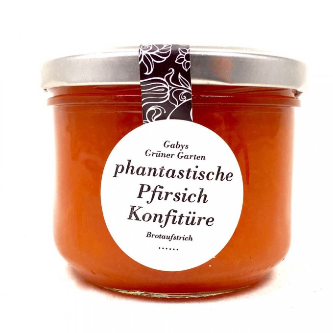 Gabys Grüner Garten phantastische Pfirsich Konfitüre 250g Gabys Grüner Garten phantastische Pfirsich Konfitüre 250g