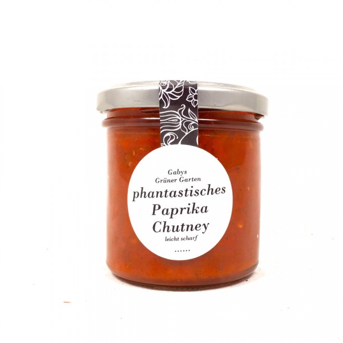 Gabys Grüner Gartenphantastisches Paprika Chutney 165g Gabys Grüner Gartenphantastisches Paprika Chutney 165g