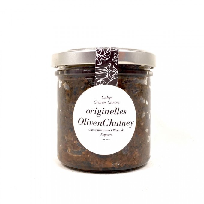 Gabys Grüner Garten
originelles Oliven Chutney Sonderedition 220g Gabys Grüner Garten
originelles Oliven Chutney Sonderedition 220g