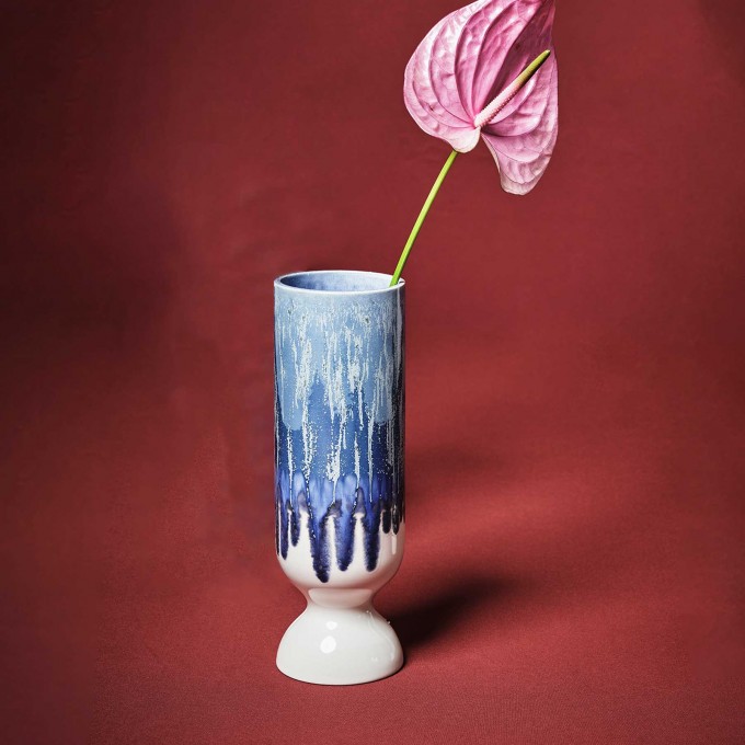 mused - VASE JUNA - oceanblue mused - VASE JUNA - oceanblue